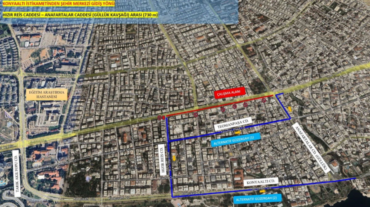 100. Yıl Bulvarı'nda asfalt &ccedil;alışması ger&ccedil;ekleştirilecek 