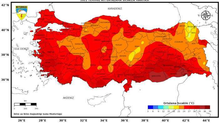 Son 50 yılın en sıcak ikinci temmuzu yaşandı