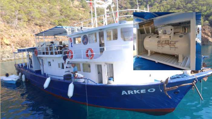 Batık avcısı 'Arkeo'ya basınç odası eklendi