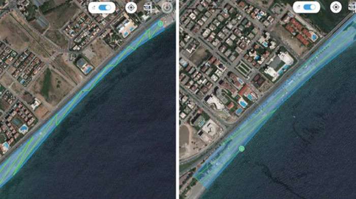 Konyaaltı sahilindeki erozyon 5 metreyi buldu