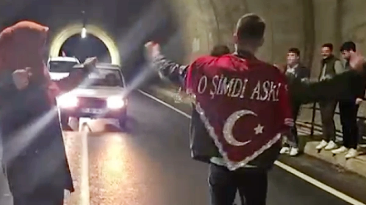 Alanya&rsquo;da asker eğlencesi konvoyuyla t&uuml;neli kapatanlara 45 bin lira ceza