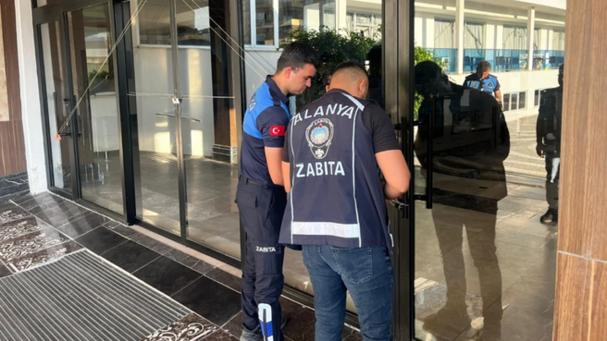Alanya’da ruhsatsız faaliyet gösteren turizm tesisi 112.kez mühürlendi
