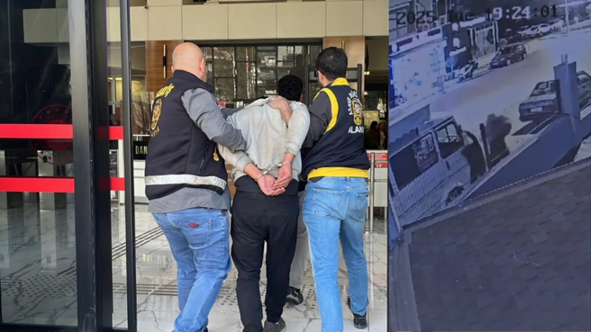 Alanya'da sokakta bir kadına yumruk atıp, makasla yüzünü yaralayan şahıs tutuklandı   