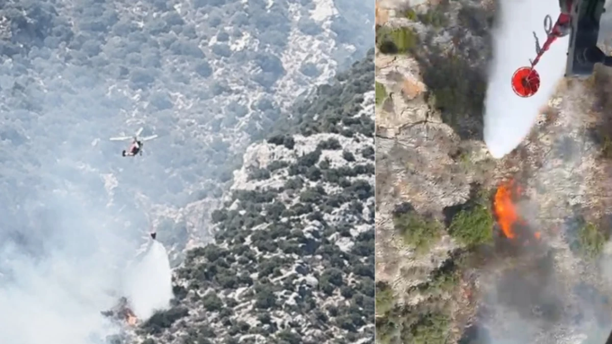 Antalya Finike’de orman yangını kontrol altına alındı   