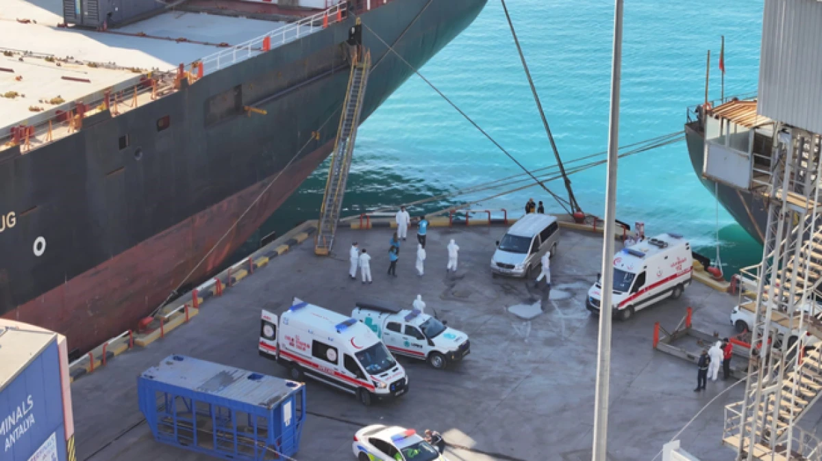 Antalya Limanı'nda uluslararası salgın tatbikatı   