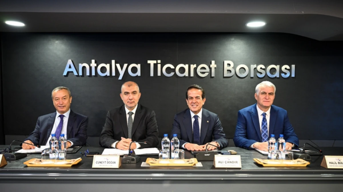 Antalya Ticaret Borsası Başkanı &Ccedil;andır: "Tarım milli dayanıklılığımızdır" 