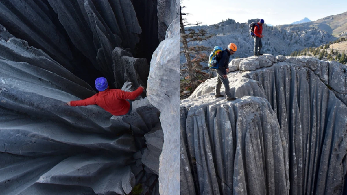 Antalya ve Konya sınırında korkutan u&ccedil;urumlar &ldquo;Giden Gelmez Dağları&rdquo; 