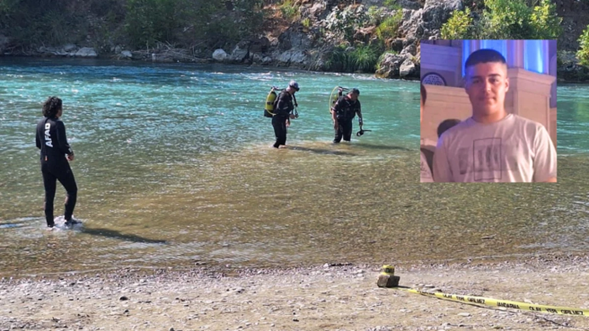 Antalya'da akıntıya kapılarak kaybolan genci arama çalışmaları sürüyor  