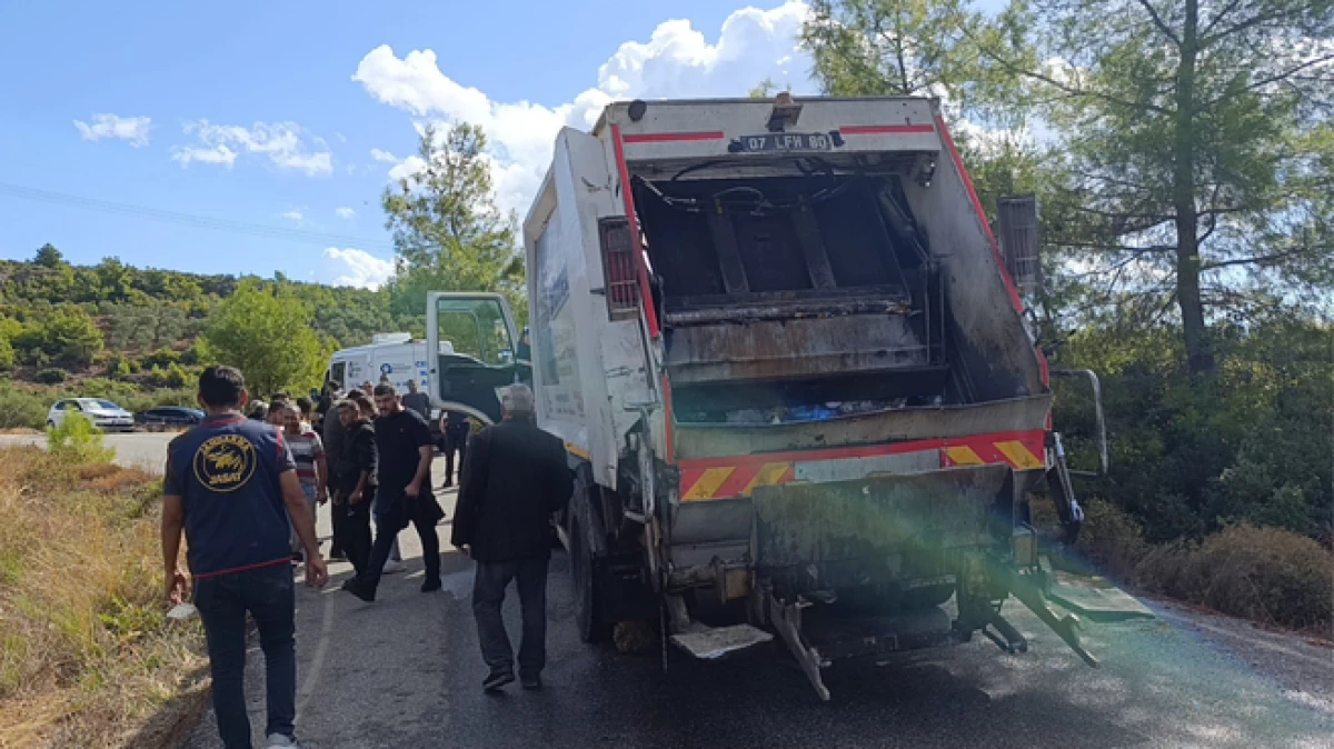Antalya'da çöp kamyonunda korkunç cinayet