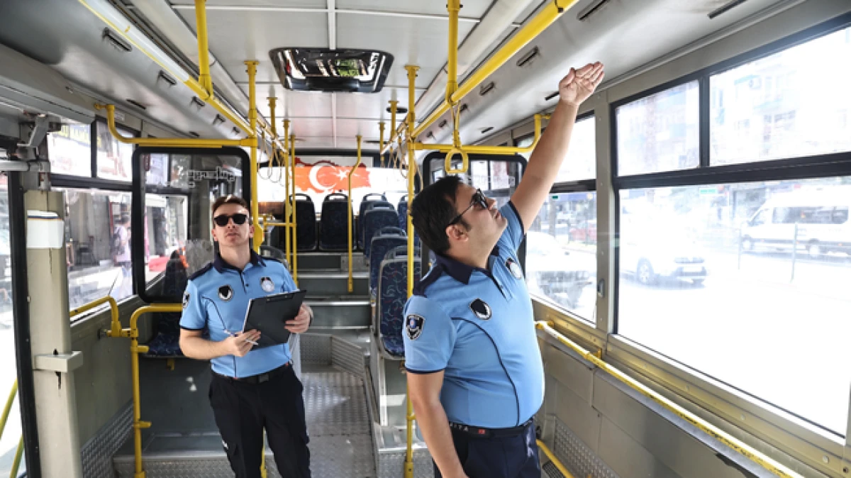 Antalya’da halk otobüslerinde klima denetimi sürüyor   