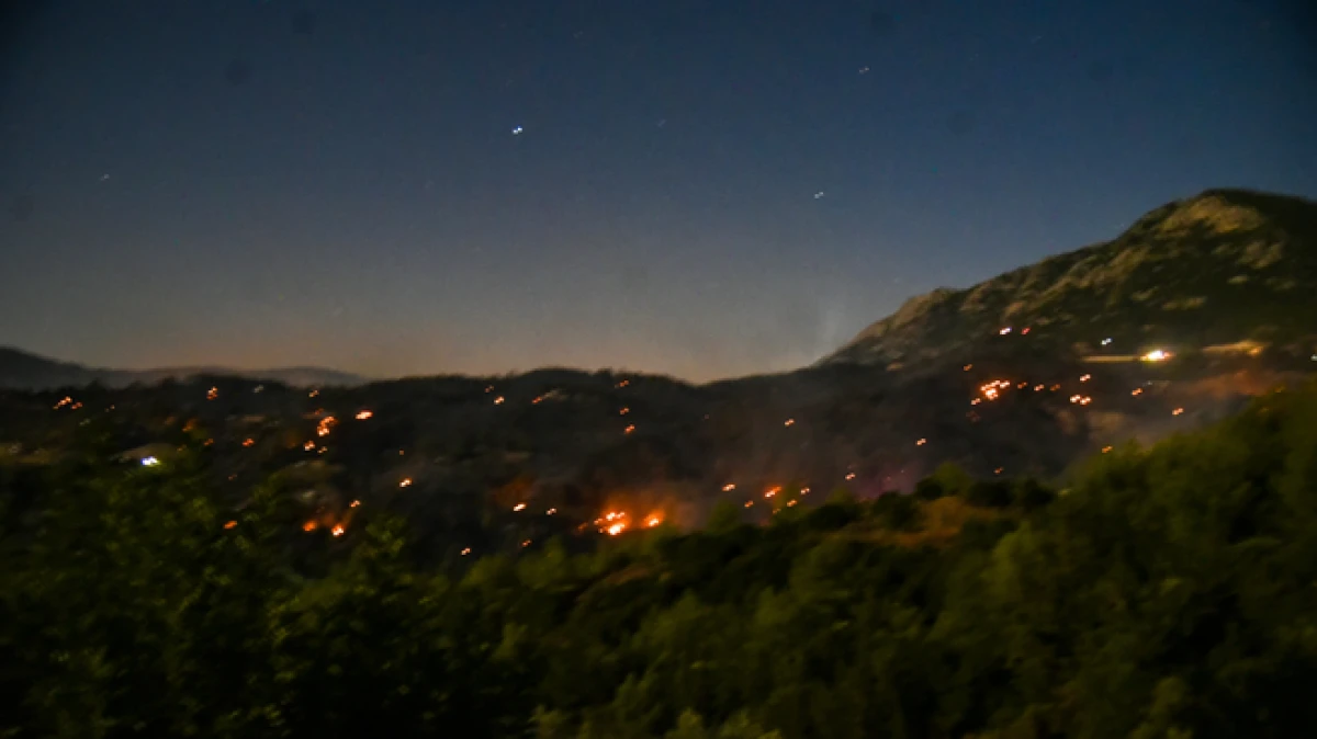 Antalya'da Kumluca, Kaş ve Manavgat orman yangınları kontrol altında