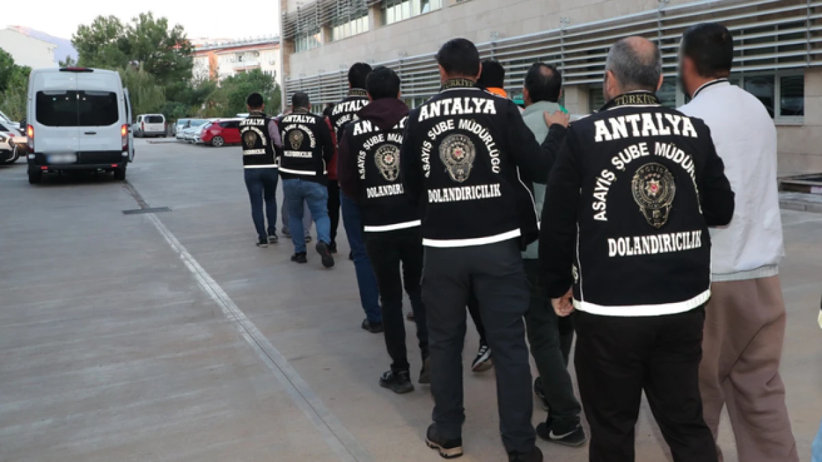 Antalya'da milyonluk dolandırıcılık operasyonu  