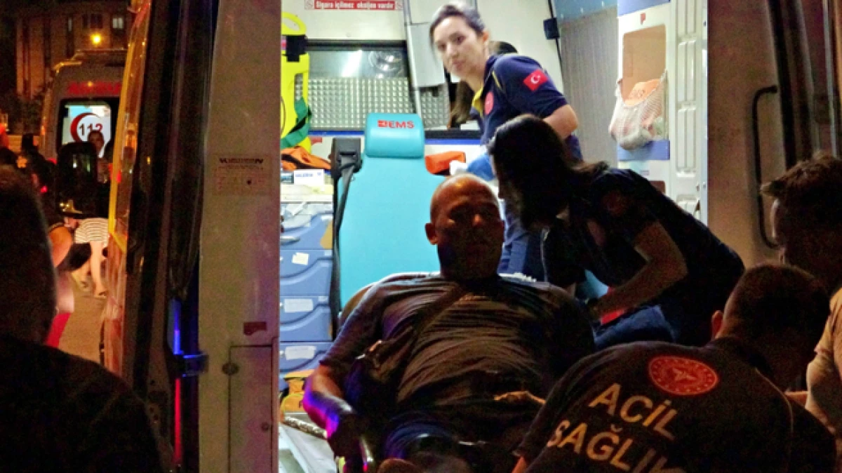 Antalya'da portakal koparma kavgası 