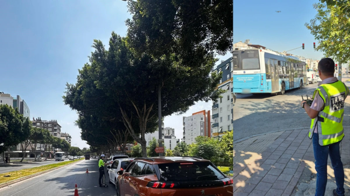 Antalya'da son 1 haftada 16 bin 155 araç ve sürücüsüne ceza kesildi 
