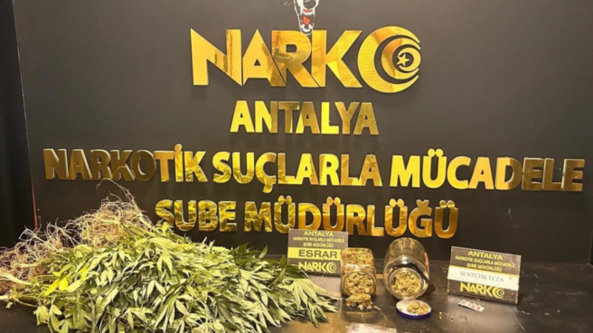 Antalya’da uyuşturucu operasyonlarında 20 tutuklama   