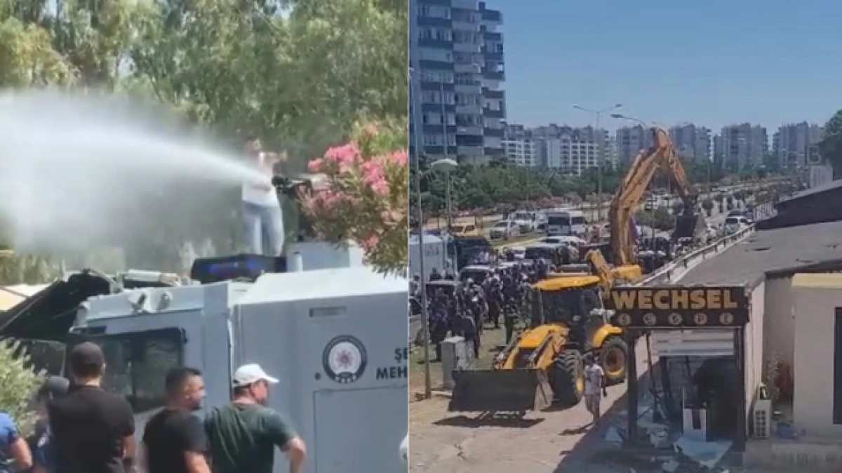 Antalya’daki turizm merkezinde yıkım gerginliği 