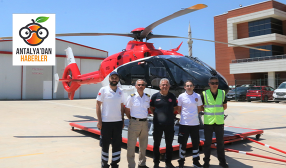 Antalya’nın ambulans helikopteri yüzlerce hastayı hayata bağlıyor