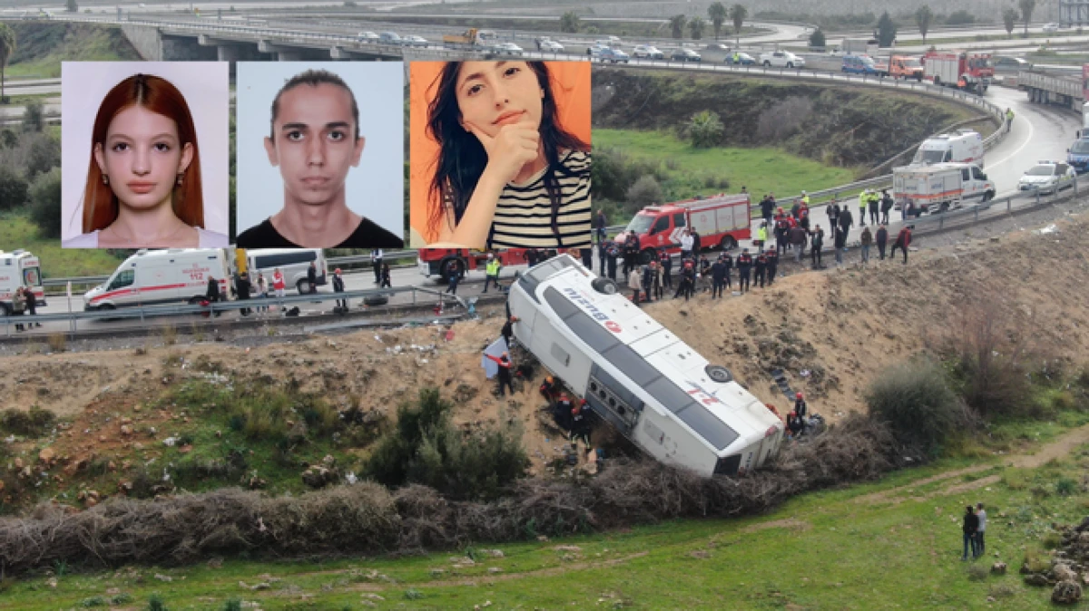 Kazada hayatını kaybeden 3 gencin Akdeniz &Uuml;niversitesi &ouml;ğrencisi olduğu ortaya &ccedil;ıktı  