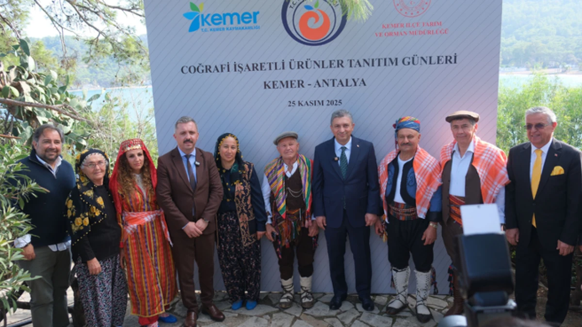 Kemer'de coğrafi işaret başvurusu yapılan ürünler tanıtıldı   