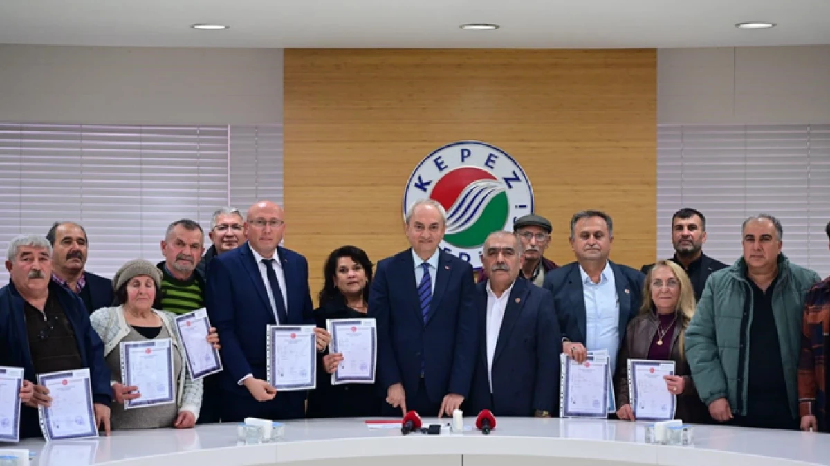 Kepez'de 20 yıllık imar &ccedil;ıkmazı aşıldı   