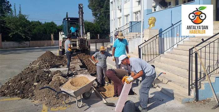 Konyaaltı okullarında hummalı çalışma   