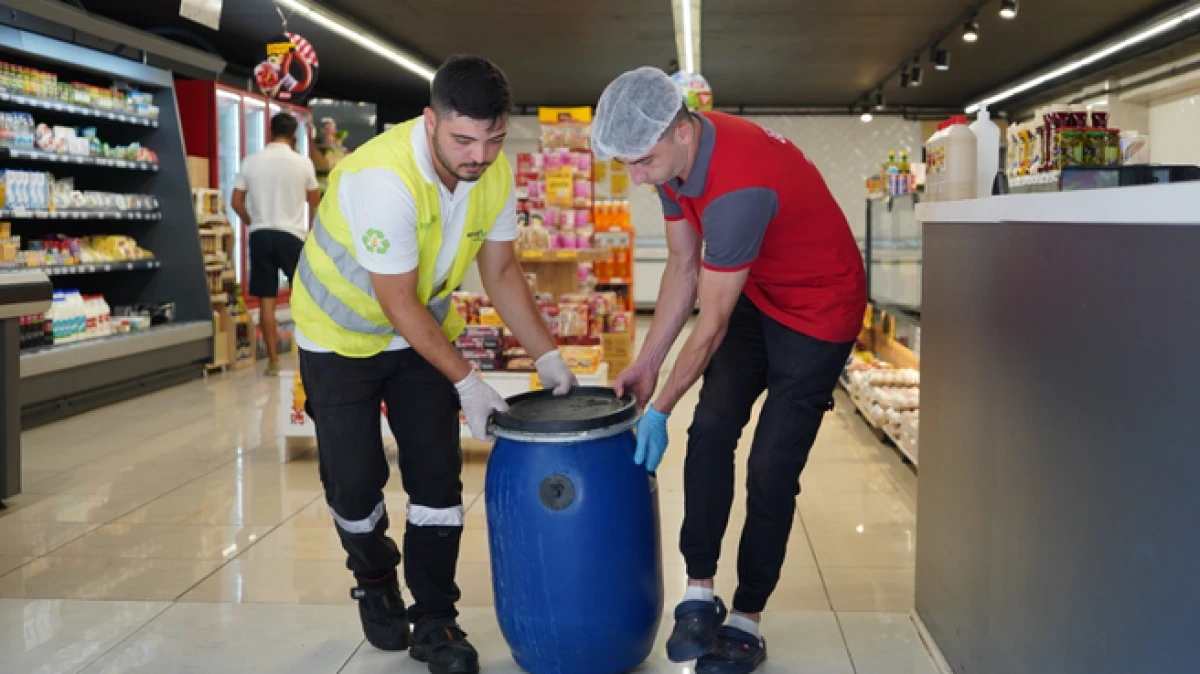 Konyaaltı’nda atık yağlar geri dönüştürülüyor   