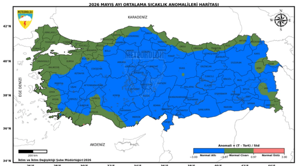 Sıcaklık Raporu yayımlandı Son 56 yılın en soğuk 7'nci mayıs ayı 