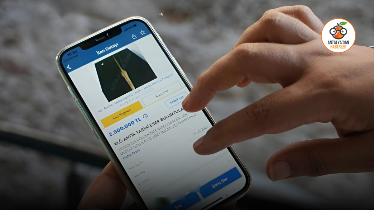 Tarihi eserleri internette satışa çıkardılar  